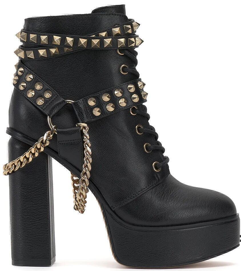Lannoli Platform Boots (Black) | style