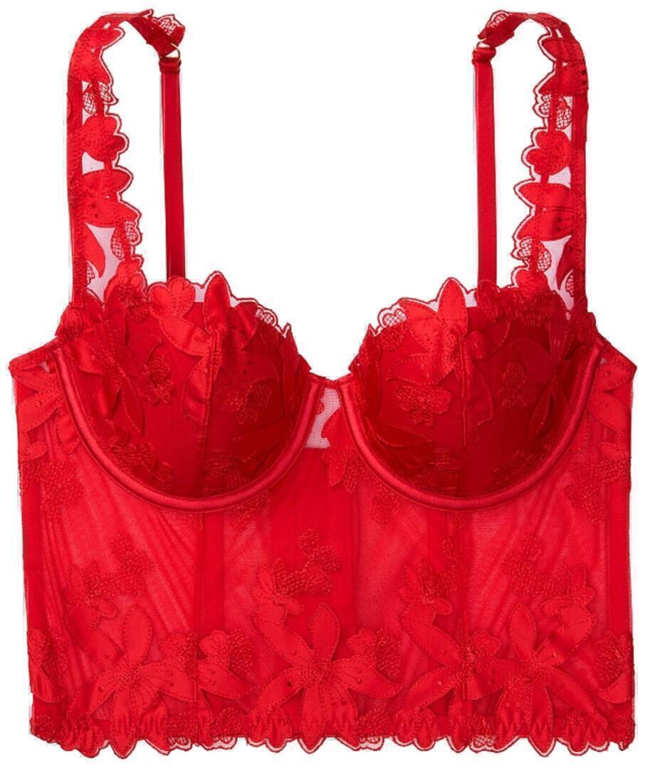Luxe Lingerie Bustier (Lipstick Embroidery) | style