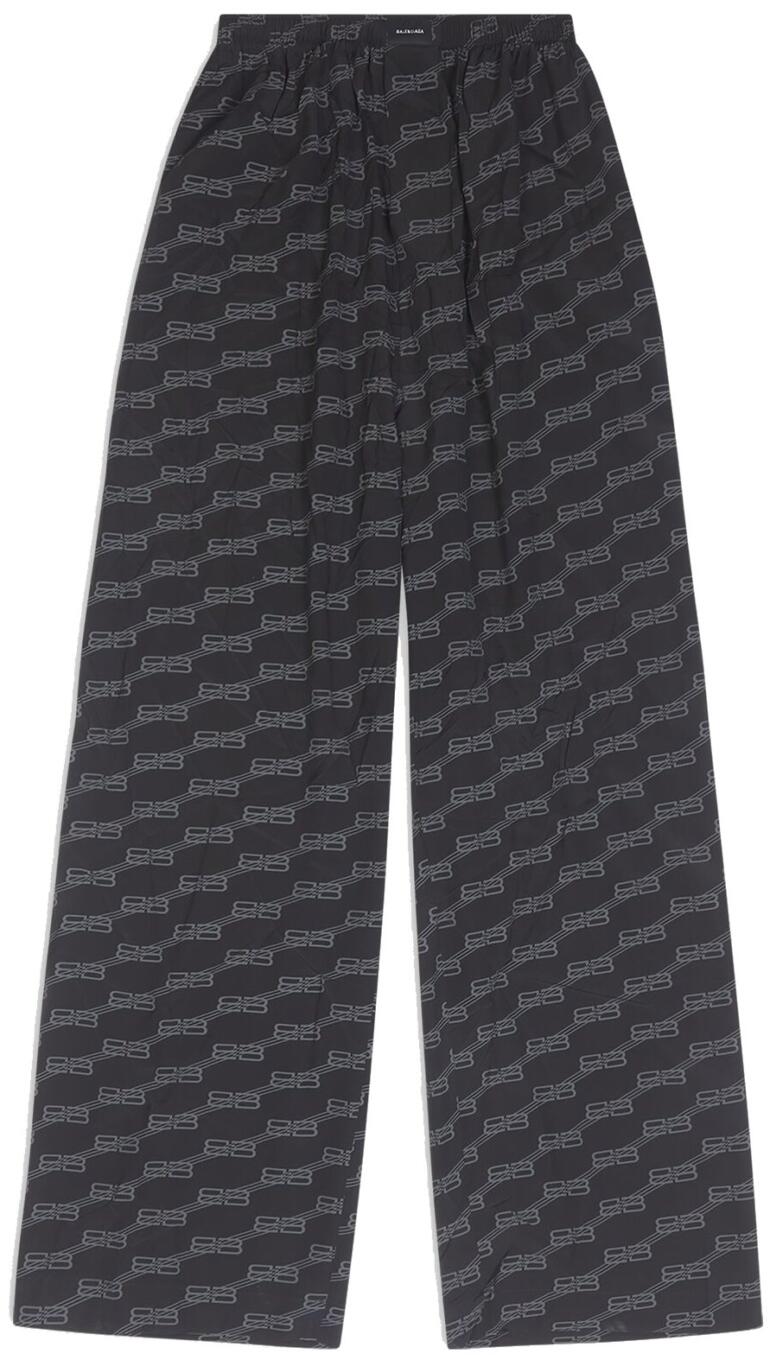 balenciaga pyjamapants black silk