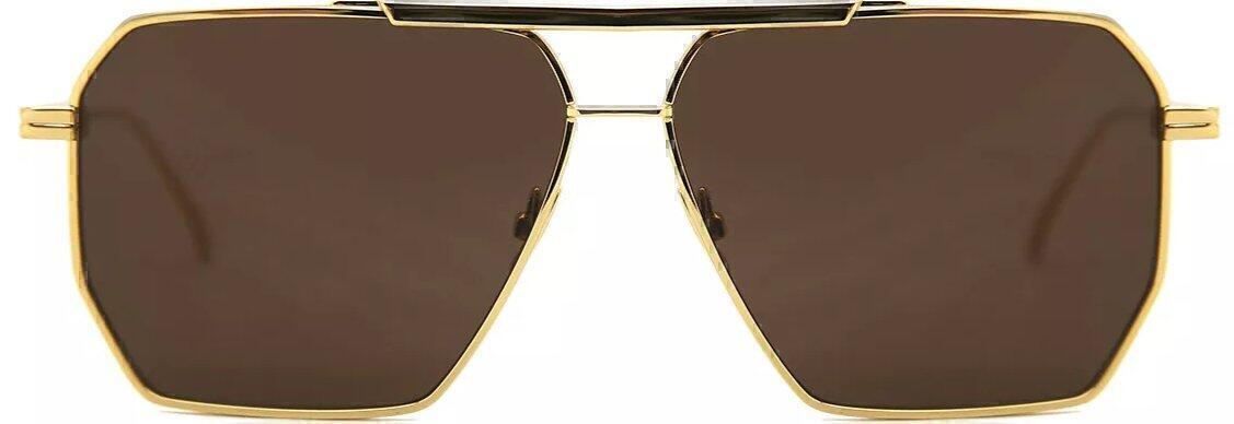 bottegaveneta sunglasses gold brown BV1012