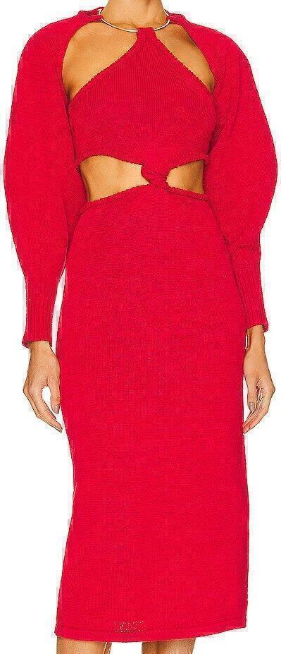 Salima Midi Dress (Ghermez) | style