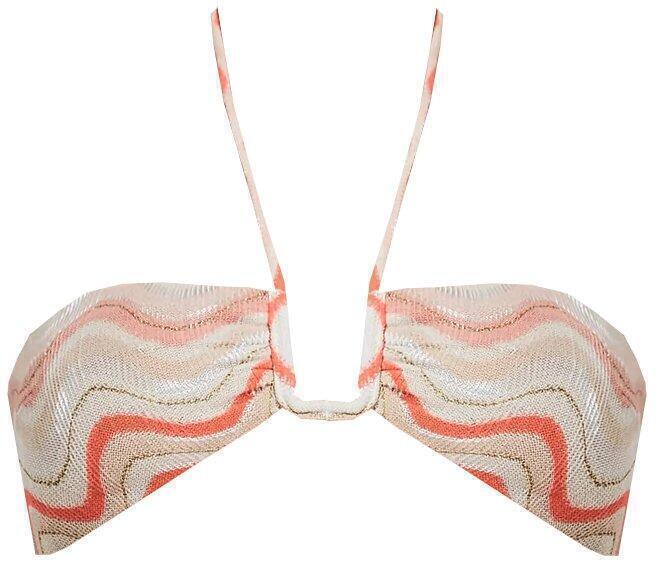 Adele Bikini Top (Coral Wave) | style
