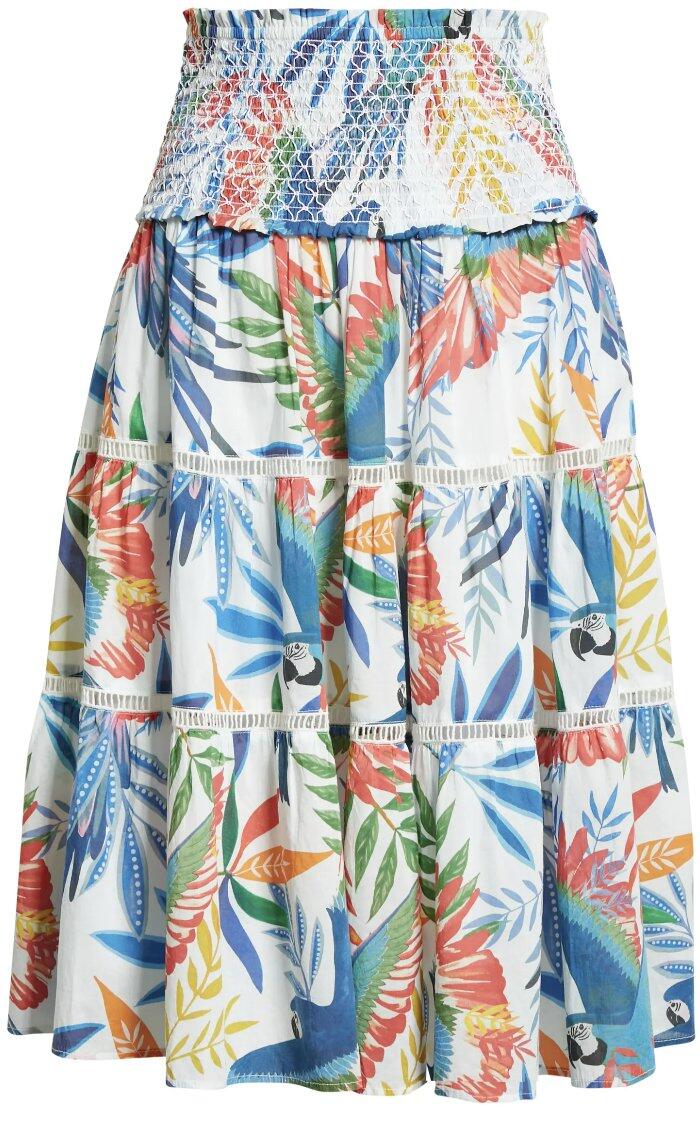 Midi Skirt (Macaw Wind) | style