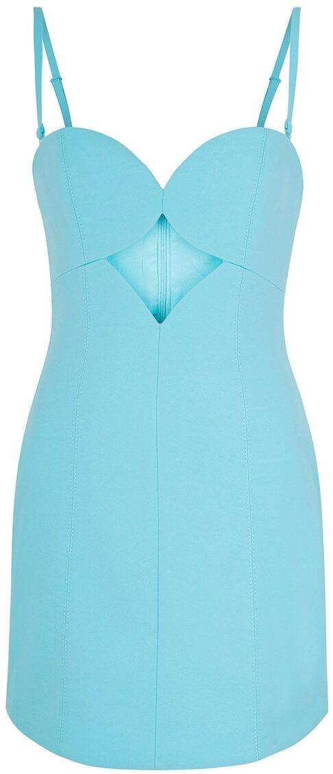Alyssa Mini Dress (Pool Blue) | style