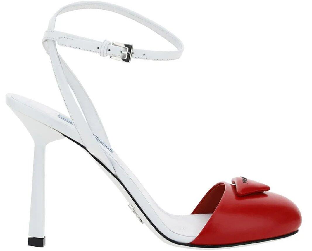 Heel Sandals (White/ Red) | style