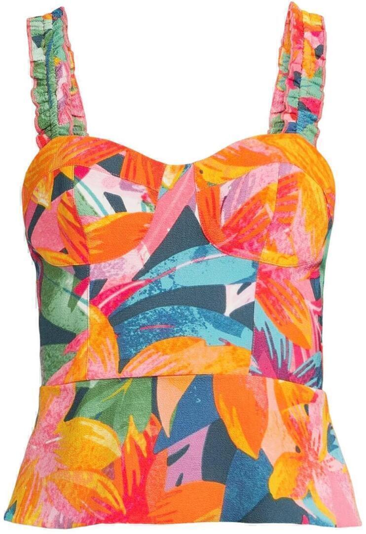 Bustier Top (Jungle Floral) | style