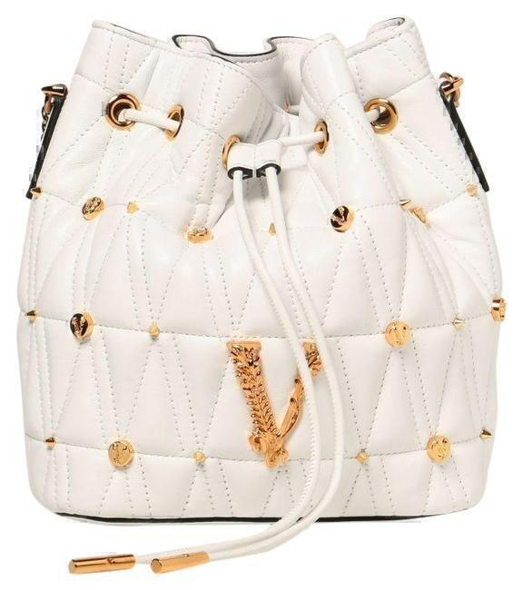 Virtus Bucket Bag (White/ Gold) | style