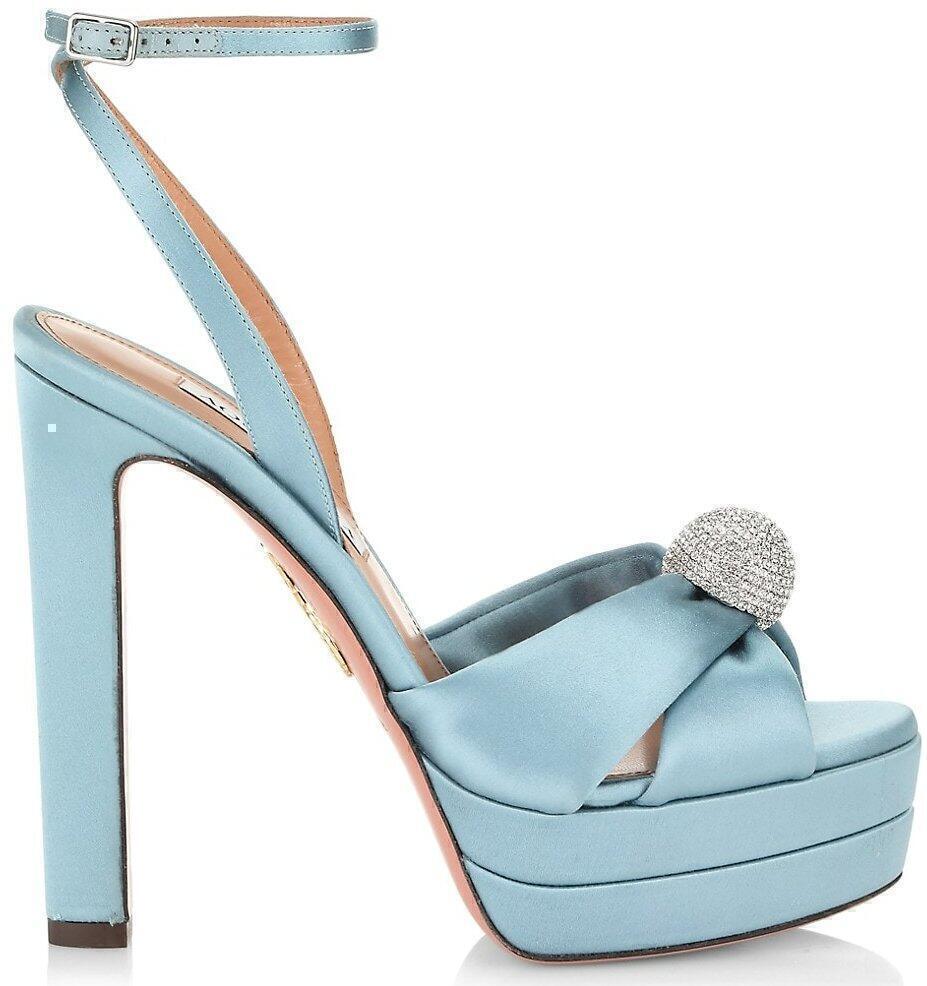 Yes Darling Platform Sandals (Baby Blue) | style