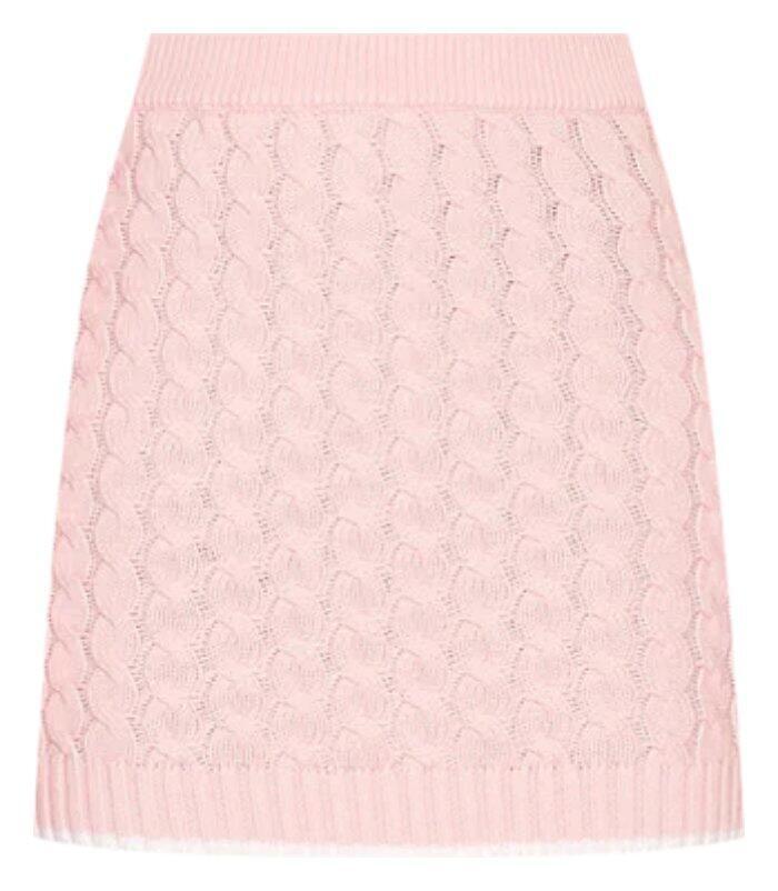 Kira Mini Skirt (Pink Ivory) | style