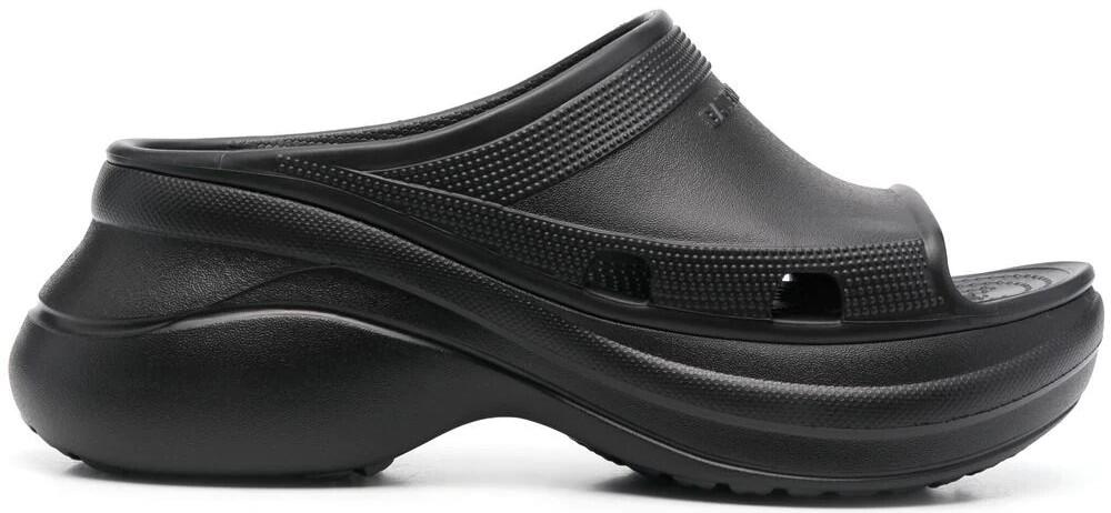 x Crocs Platform Sandals (Black) | style