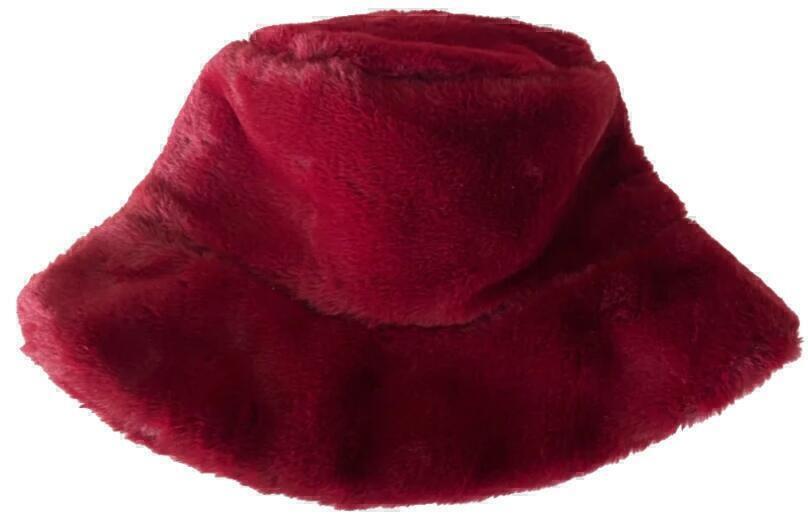 Bucket hat (Red Fluffy) | style