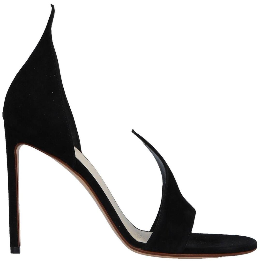 Heel Sandals (Black Suede) | style