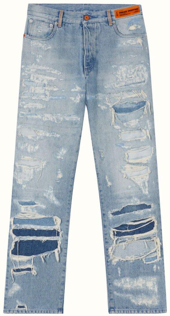 Super Distressed Jeans (Vintage Blue) | style