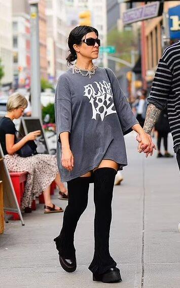 Kourtney Kardashian - New York, NY | Becca Kufrin style
