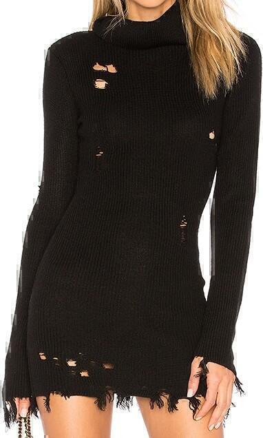 Keeney Mini Dress (Black) | style