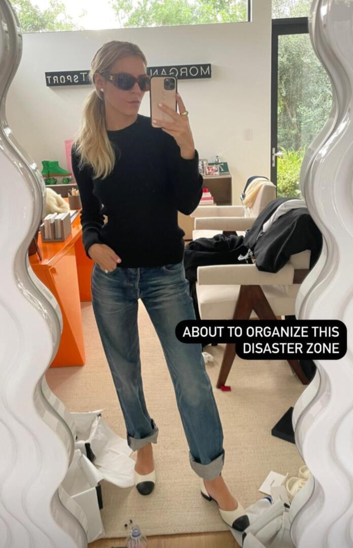 Morgan Stewart - Instagram story | Juliette Porter style