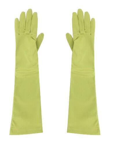 Gloves (Pistachio Green Leather) | style