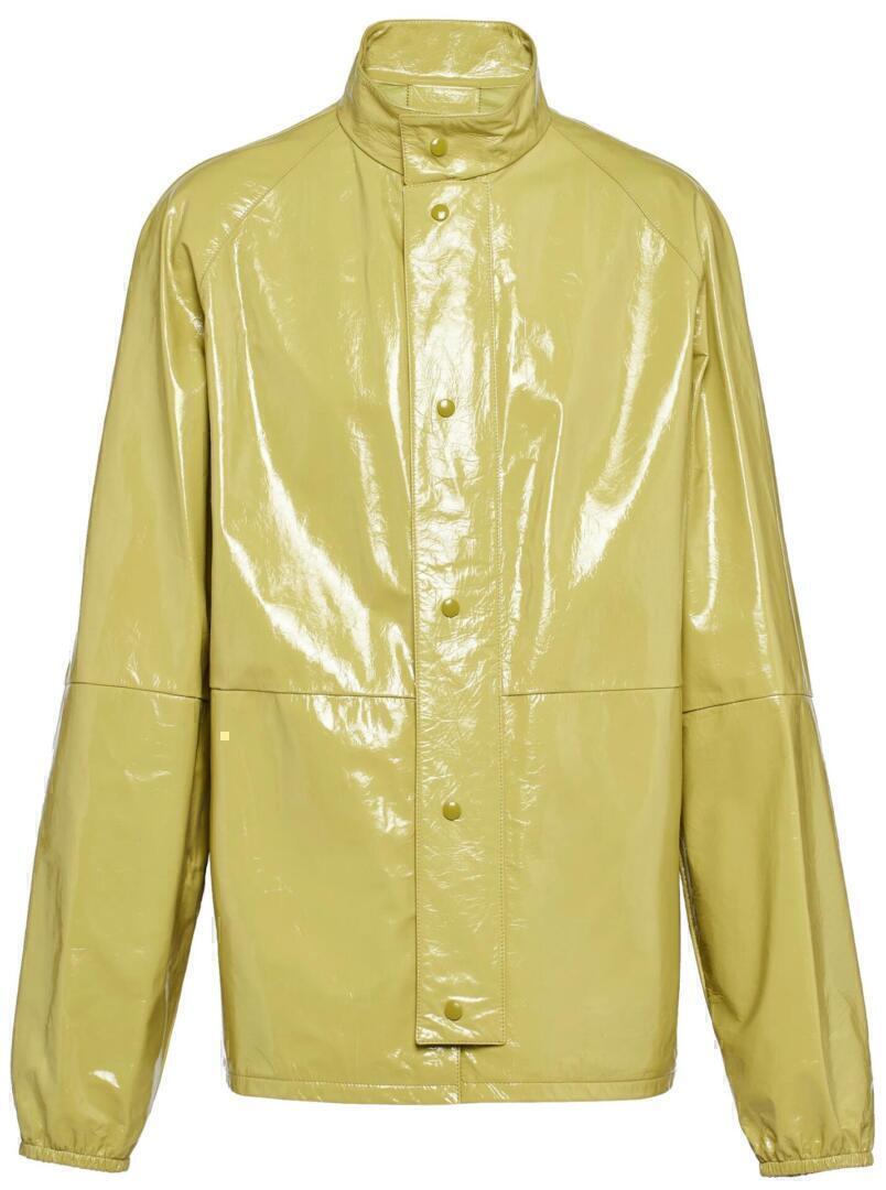 Jacket (Pistachio Green Leather) | style