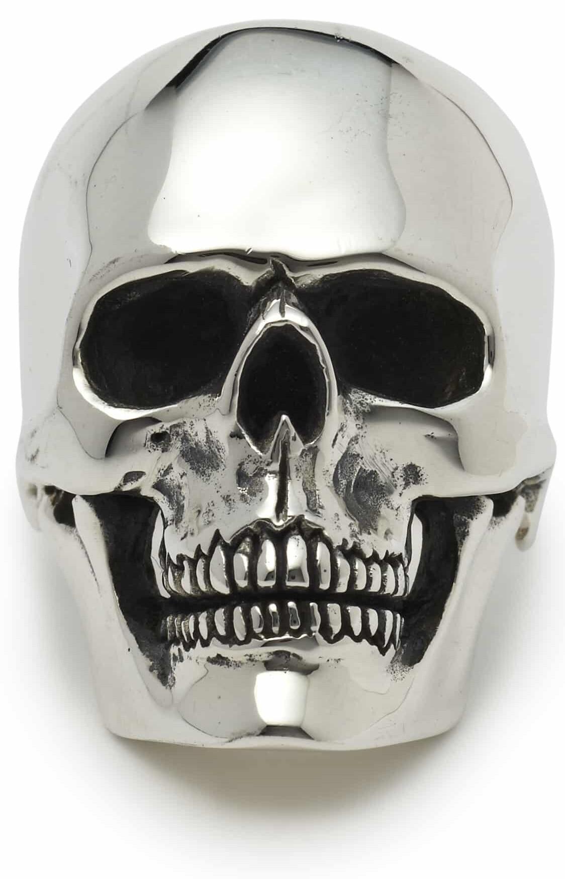 Anatomical Skull Ring (Sterling Silver) | style