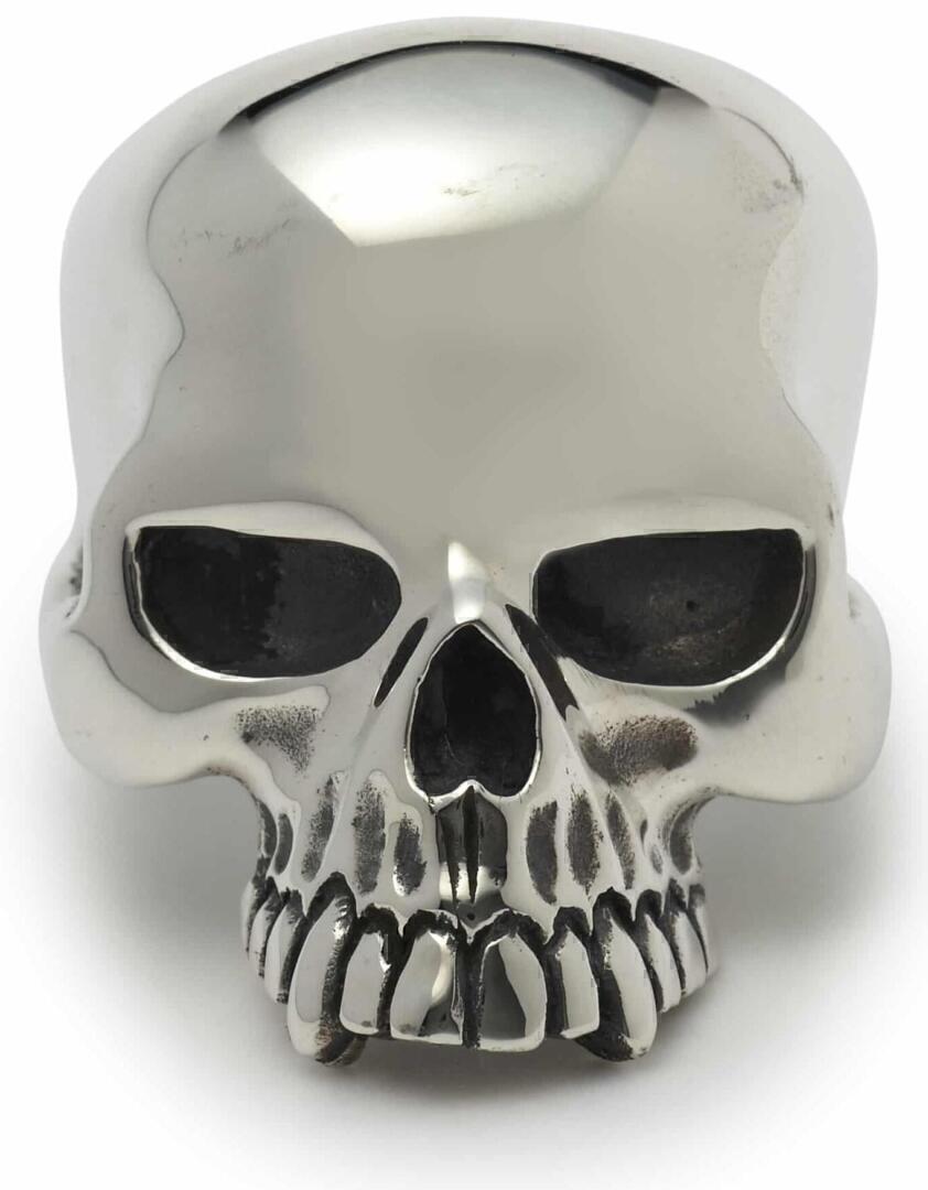 Evil Skull Ring (Sterling Silver) | style