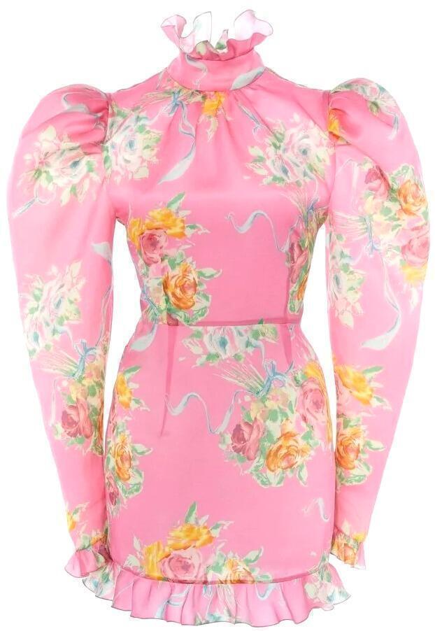 Mini Dress (Pink Floral Print) | style