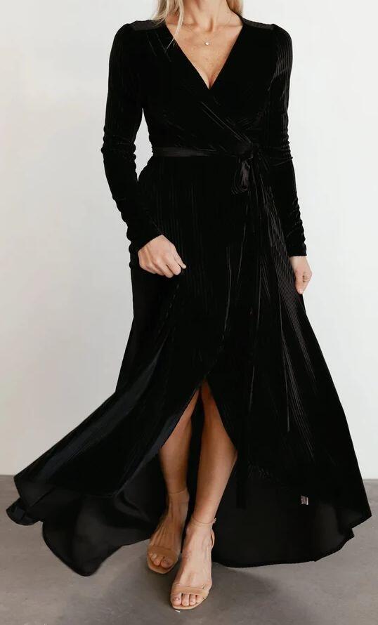 Jada Maxi Dress (Black) | style