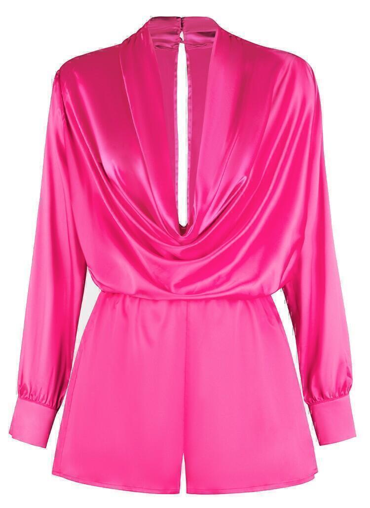 Tis' The SZN Romper (Hot Pink) | style