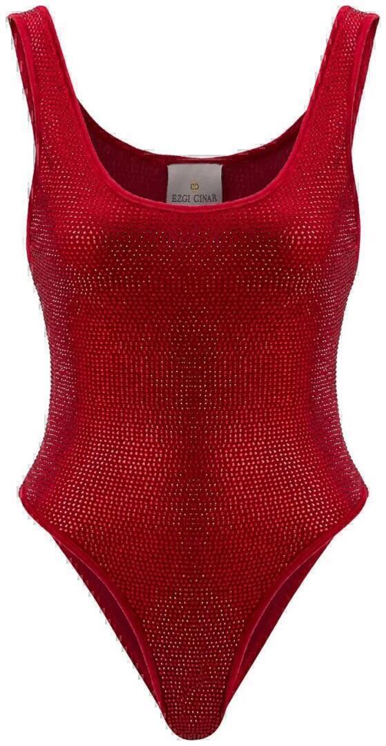 Bodysuit (Heat Red Crystals) | style
