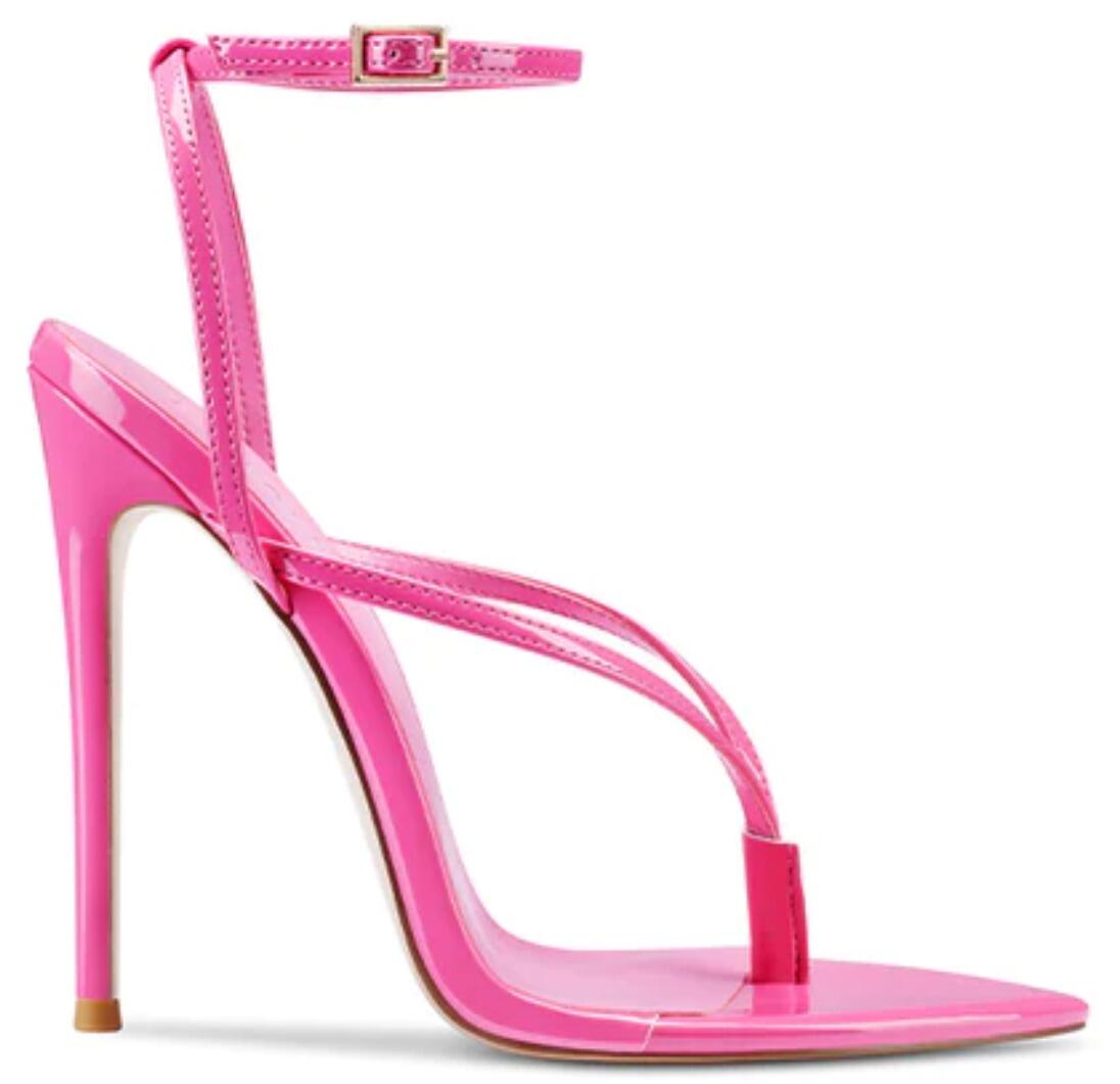 Effie Heel Sandals (Pink) | style