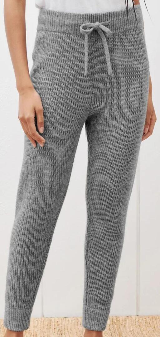 Alpaca Fisherman Sweatpants (Heather Grey) | style