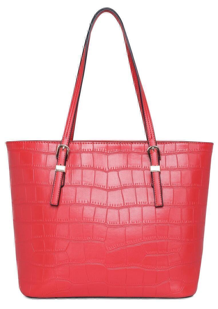 Tote Bag (Red Croc) | style