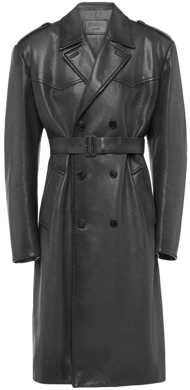 Coat (Anthracite Grey Leather) | style