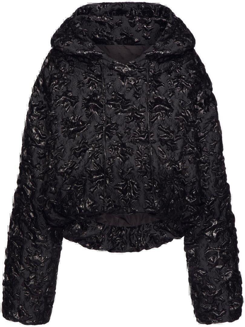 Jacket (Black Embossed Floral) | style