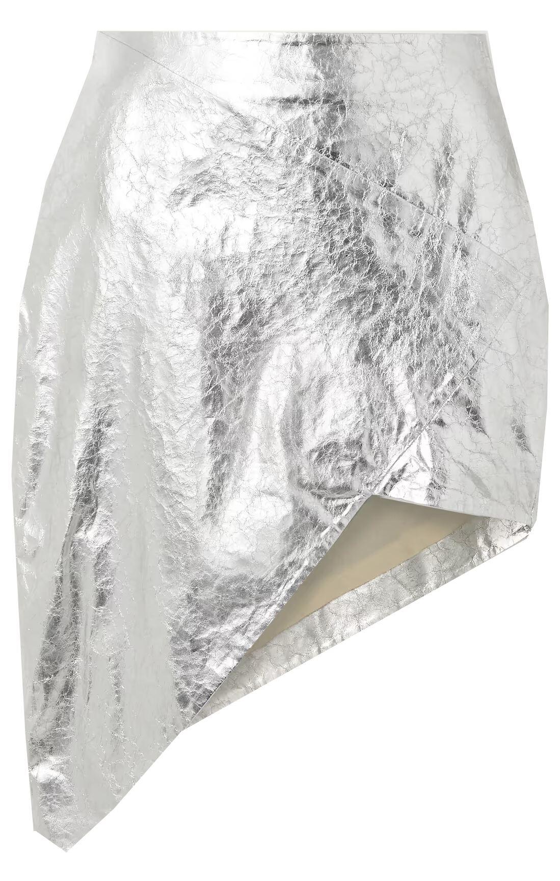 Mini Skirt (Silver Asymmetric) | style
