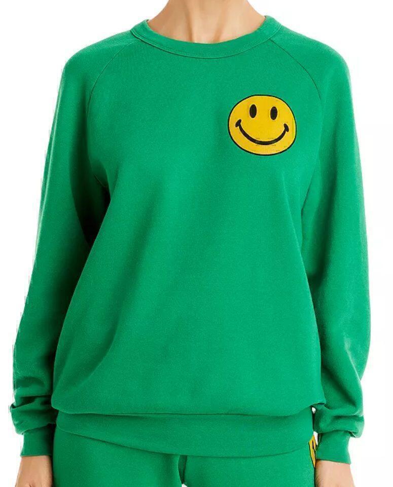 Smiley Sweatshirt (Kelly Green) | style