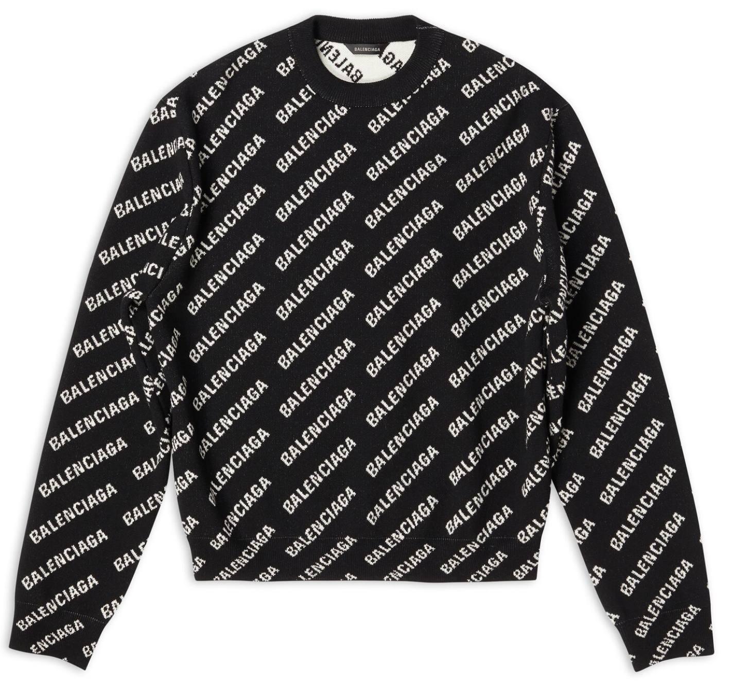 Sweater (Black White Monogram) | style