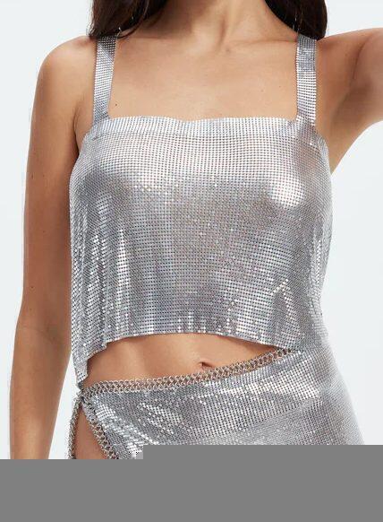 Chainmail Tank (Silver001) | style