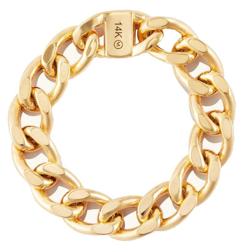 Bold Chain Ring (Yellow Gold) | style