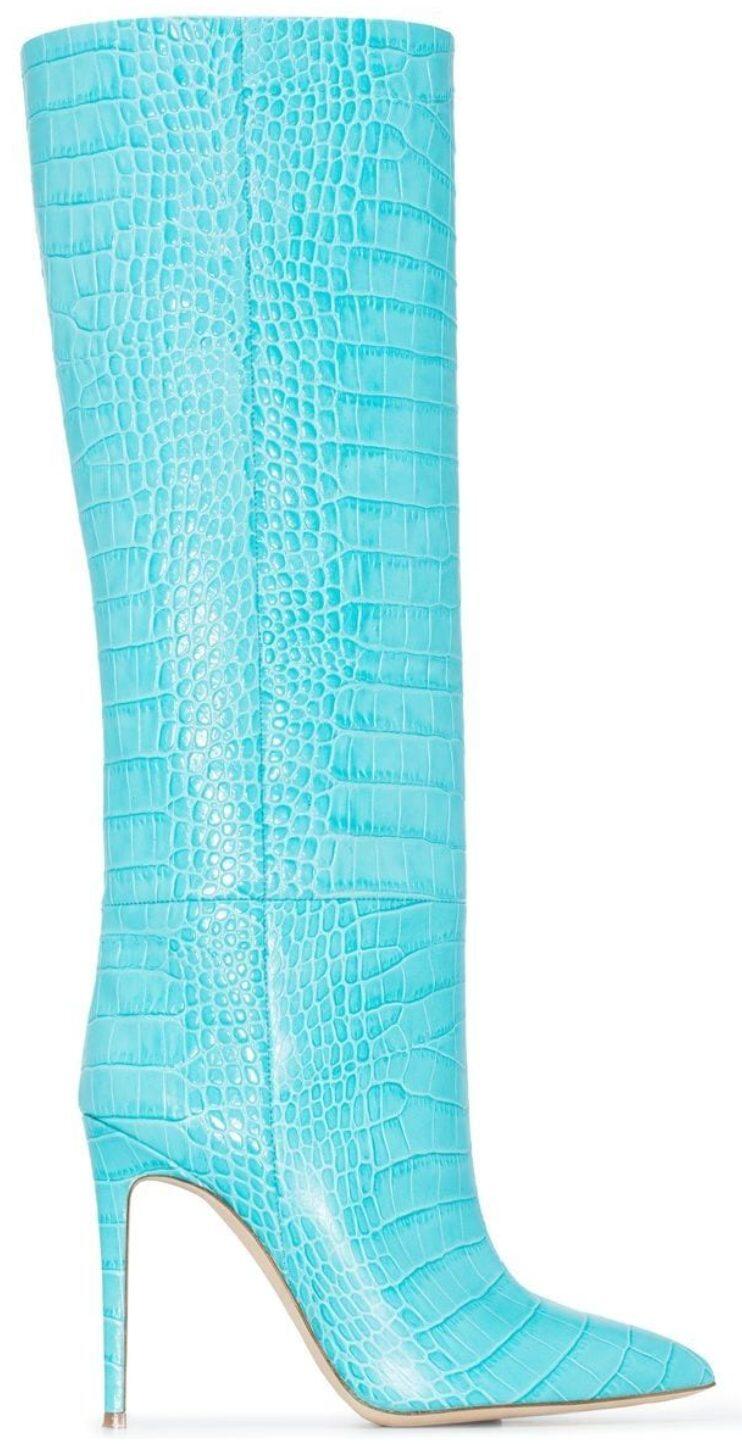 Boots (Turquoise Croc, Tall) | style