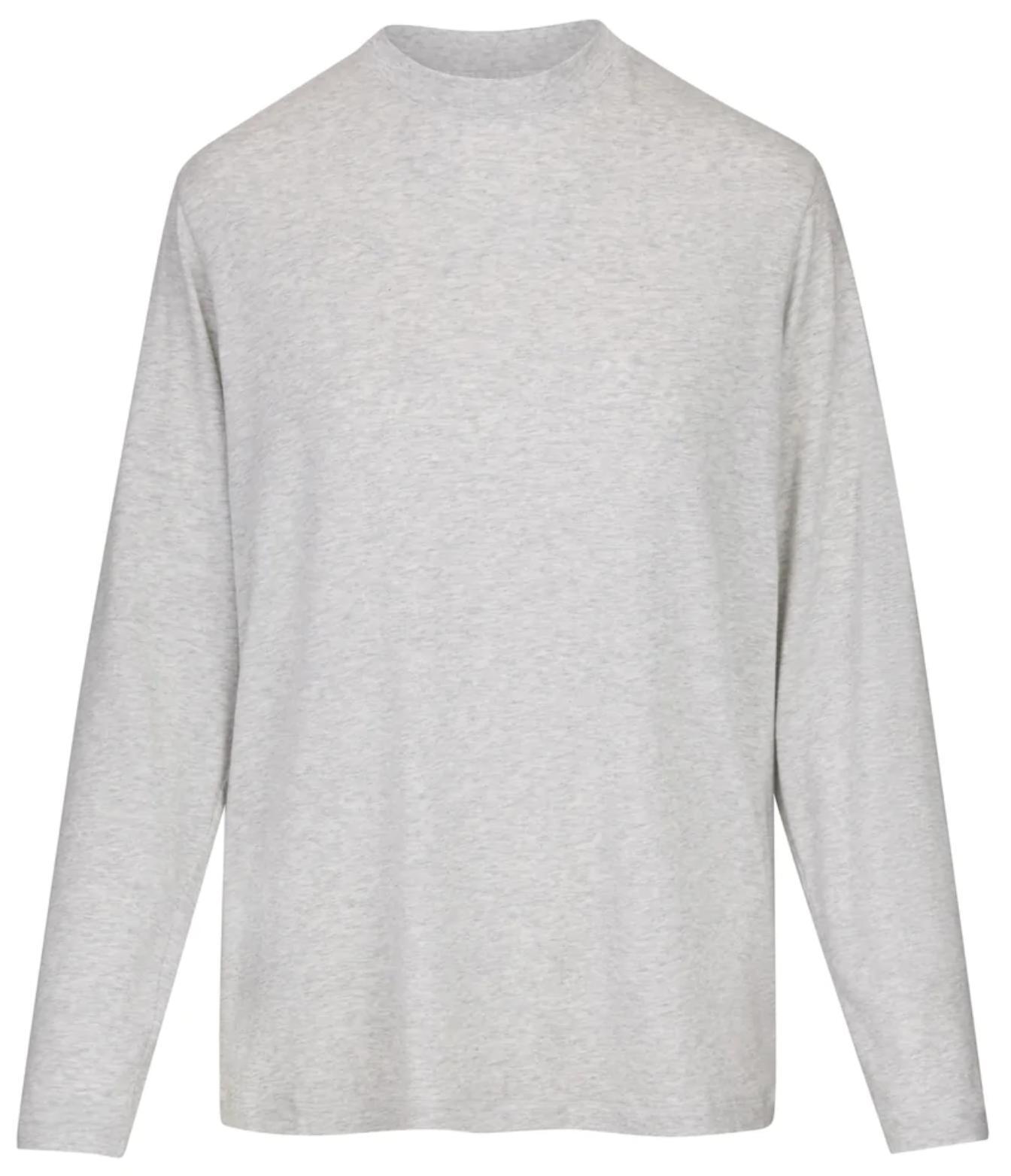 Boyfriend Long Sleeve T-Shirt (Light Heather Grey) | style