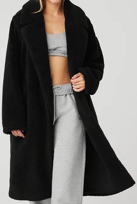 Coat (Black Sherpa) | style