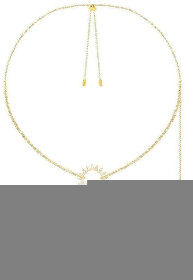 Double Sun Necklace (Gold) | style