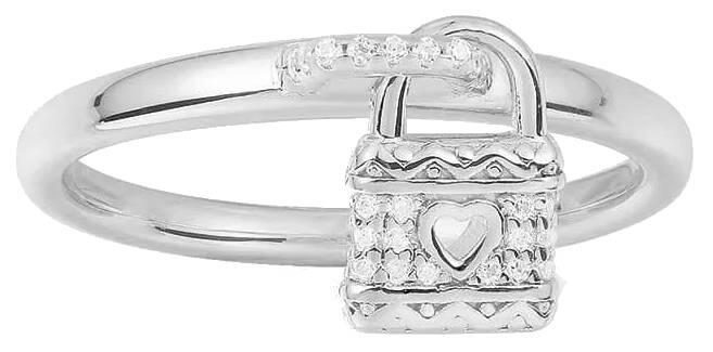 Heart Lock Ring (Silver) | style