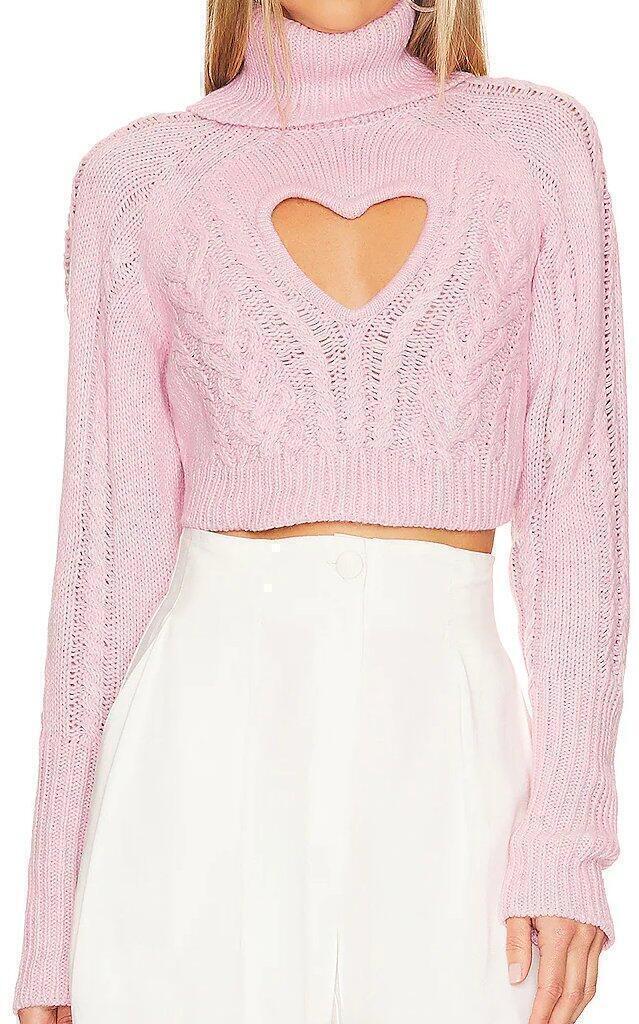 Vera Crop Sweater (Pink) | style