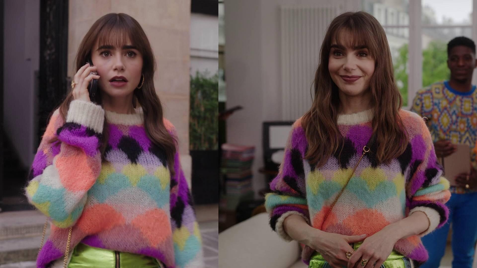 Lily Collins - Emily in Paris | Season 3 Episode 1 | Lily Collins style