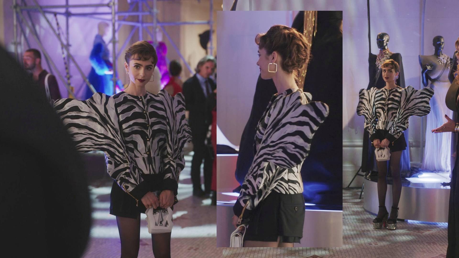 Lily Collins - Emily in Paris | Season 3 Episode 2 | Lily Collins style
