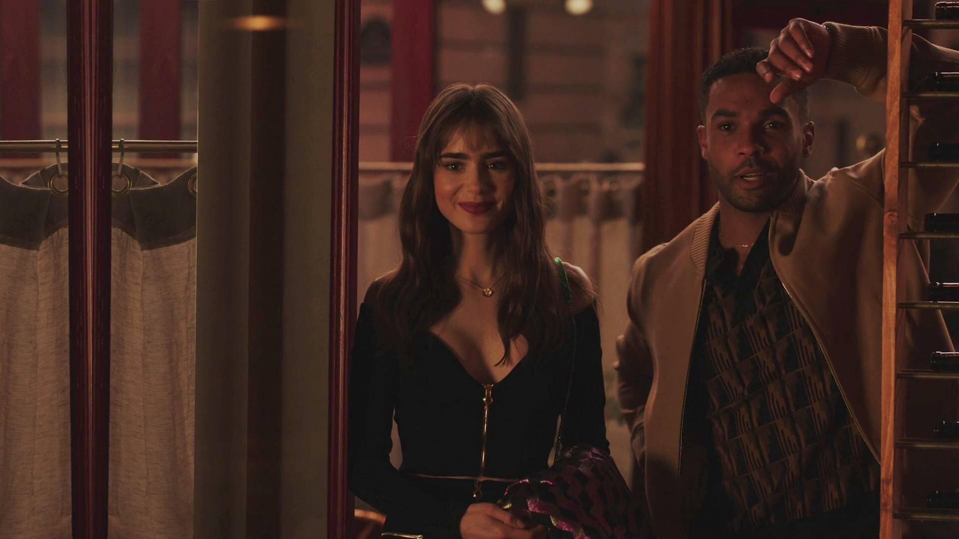 Lily Collins - Emily in Paris | Season 3 Episode 3 | Lily Collins style