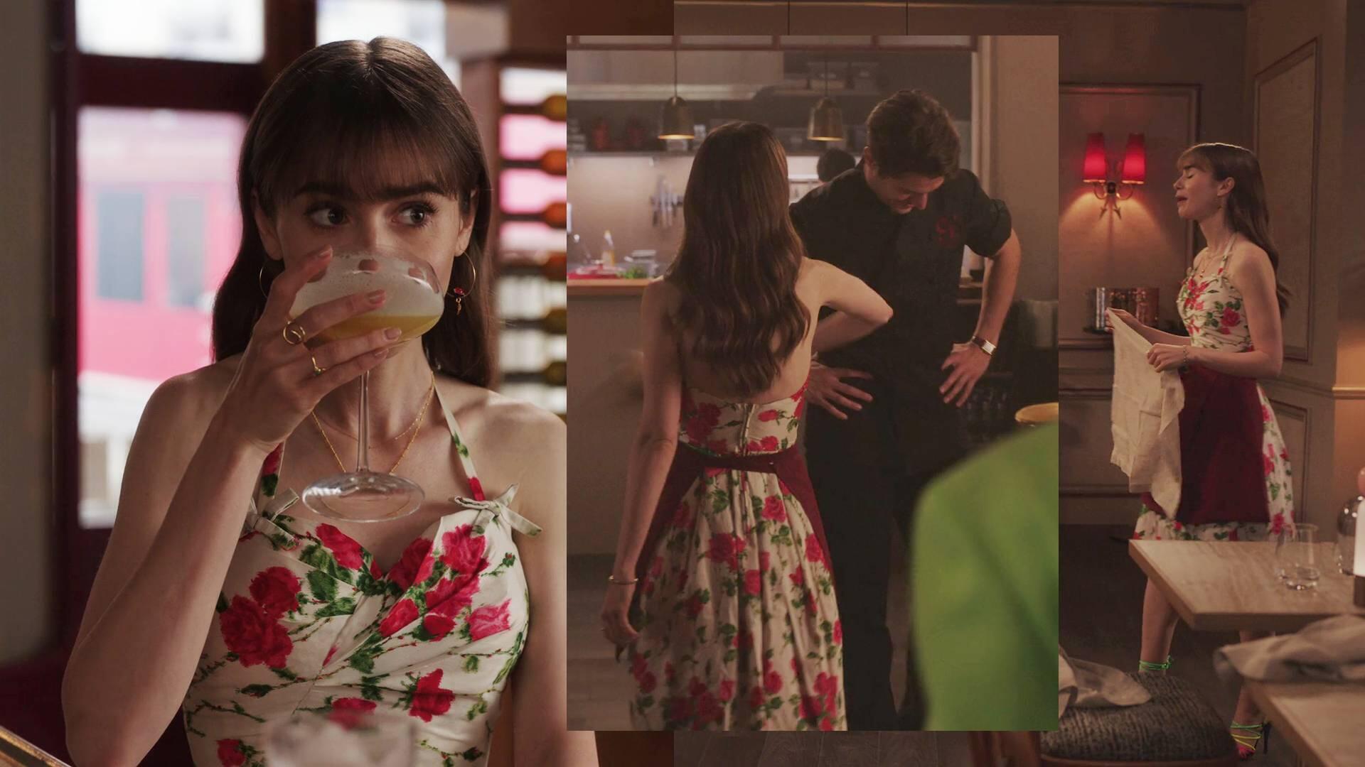 Lily Collins - Emily in Paris | Season 3 Episode 4 | Lily Collins style