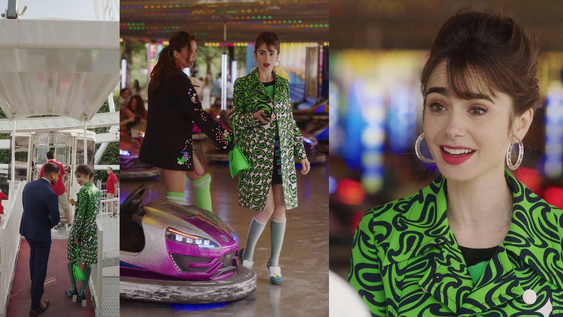 Lily Collins - Emily In Paris | Season 3 Episode 4 | Lily Collins style