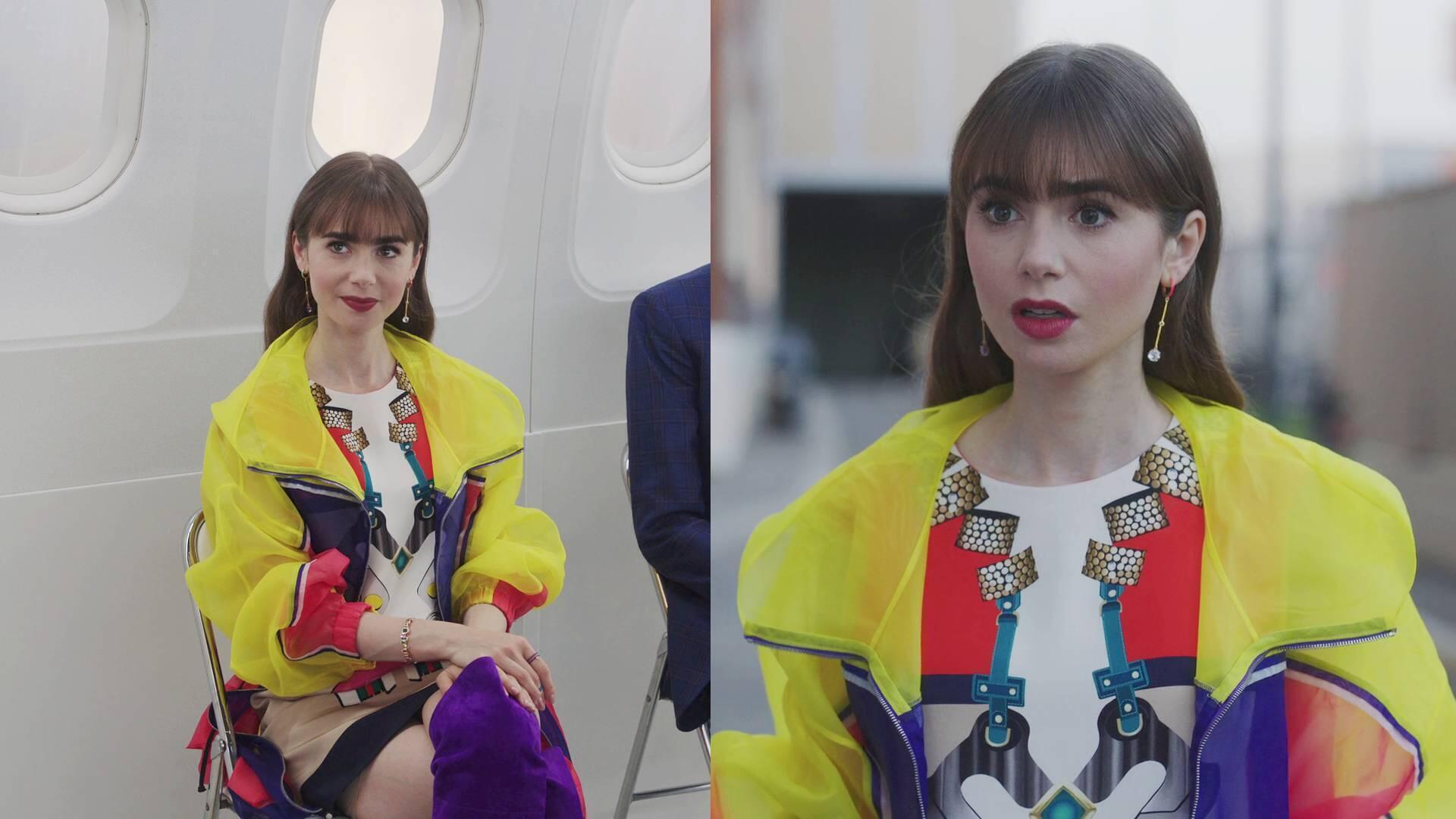 Lily Collins - Emily In Paris | Season 3 Episode 7 | Lily Collins style